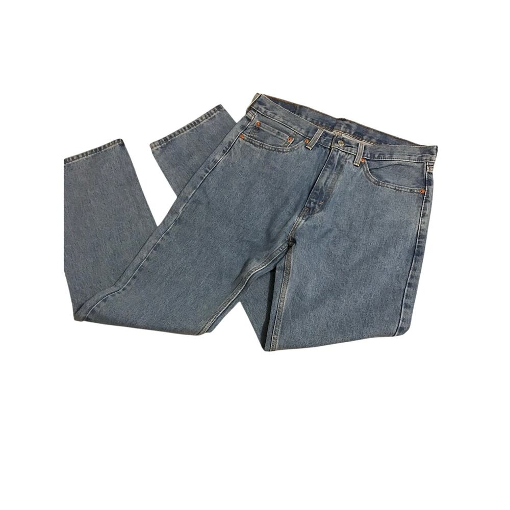 Levi’s 505 Vintage Jeans Men’s 34x34 Light Wash Straight Leg Classic Denim USA